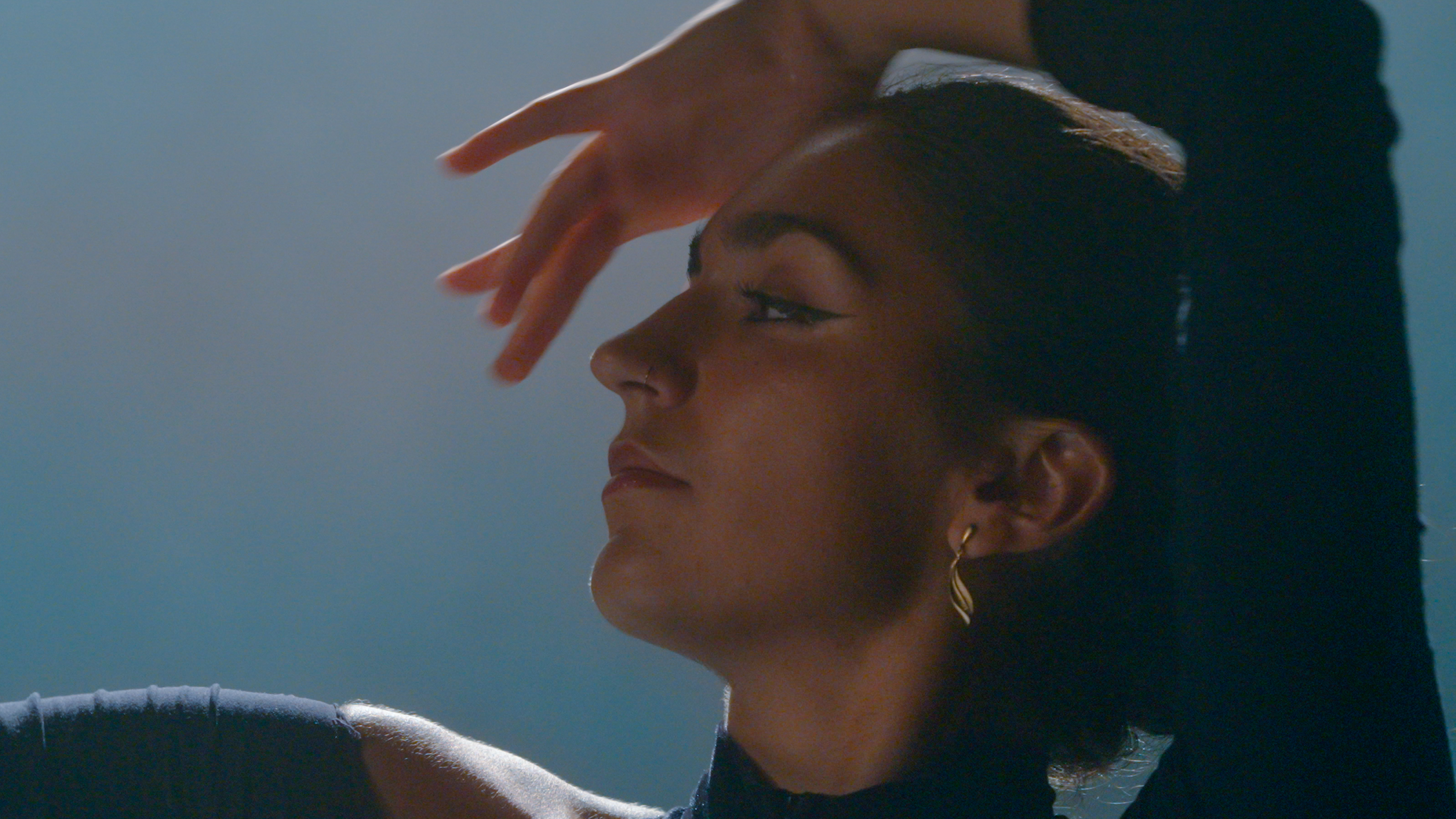 Bleu Nuit fashion film still — dance and ski artistic direction, Arthur Tillier Director & DOP