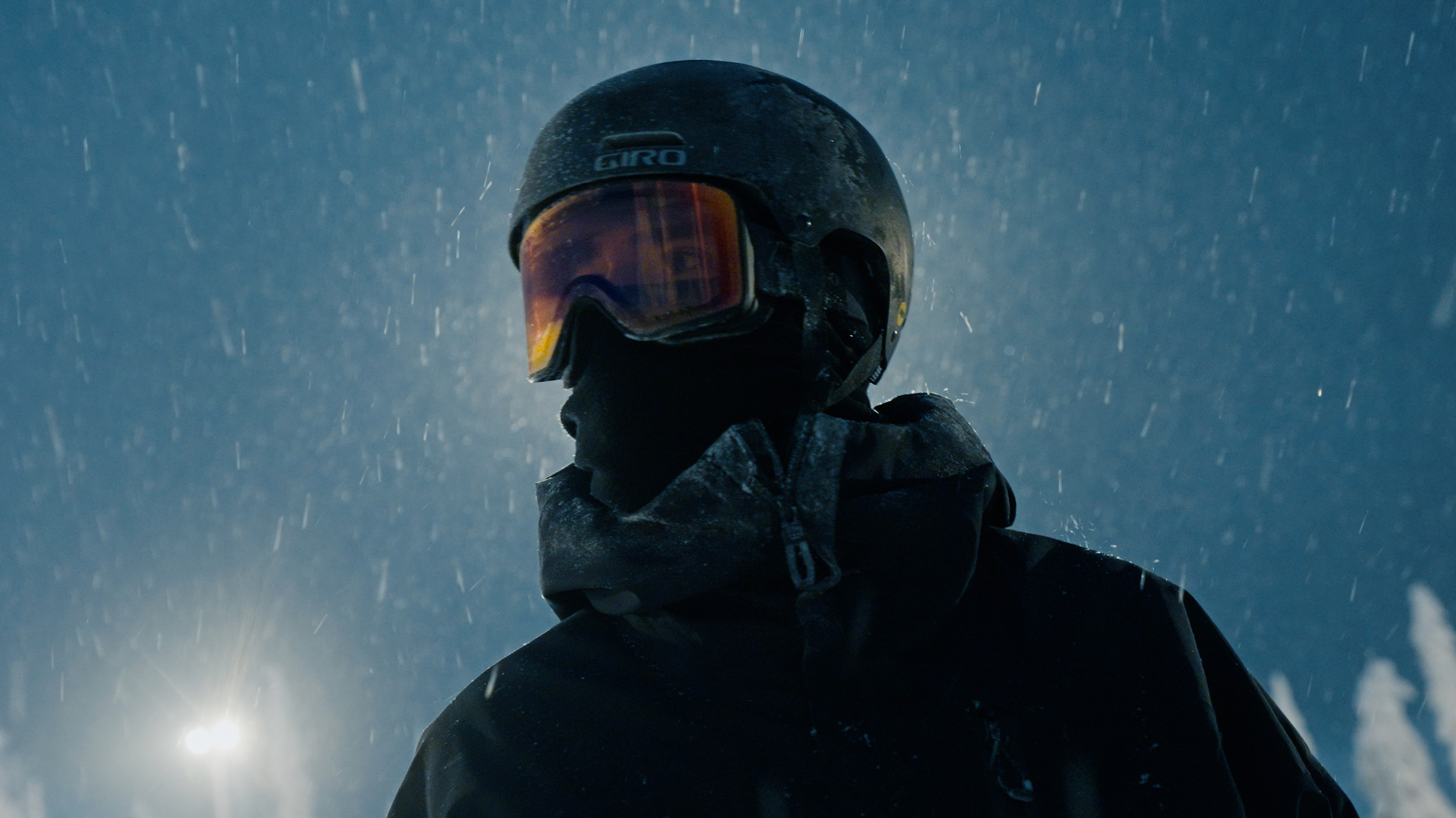Bleu Nuit lifestyle film still — ski fashion shoot, Arthur Tillier Director & DOP, French Alps
