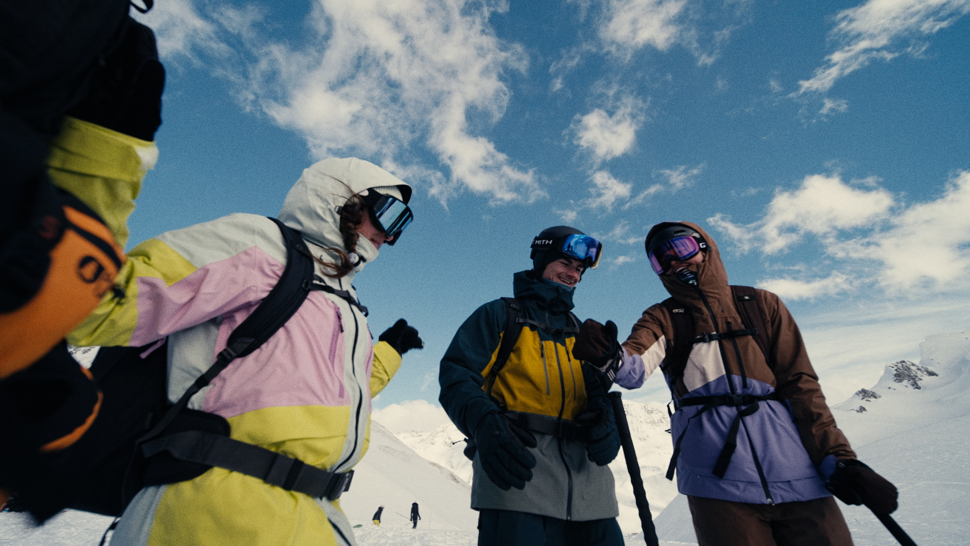 Picture Outerwear adventure clothing brand commercial film still — Arthur Tillier Cam Op & Mountain Cinematographer