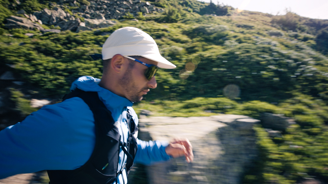 The North Face UTMB campaign commercial film still — mountain trail, Arthur Tillier Director & DOP